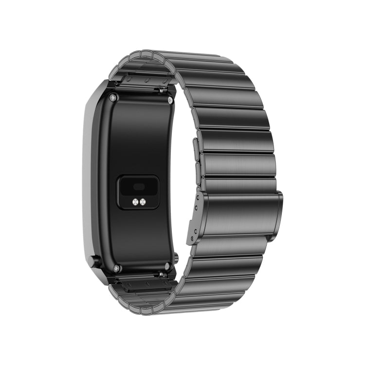 A8 1.98 inch 2 in 1 Bluetooth Earphone Steel Strap Smart Watch, Support ECG / NFC(Black) - Smart Watches by PMC Jewellery | Online Shopping South Africa | PMC Jewellery | Buy Now Pay Later Mobicred