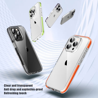 For iPhone 16 TPE Airbag TPU+ PC Full Coverage Phone Case(Orange) - iPhone 16 Cases by PMC Jewellery | Online Shopping South Africa | PMC Jewellery | Buy Now Pay Later Mobicred