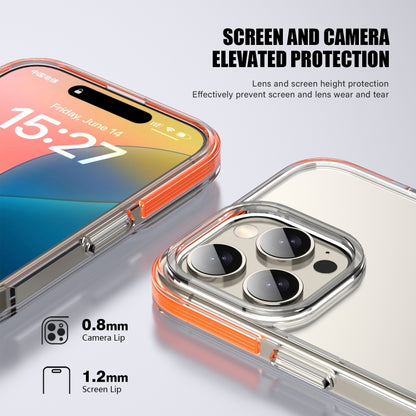 For iPhone 16 TPE Airbag TPU+ PC Full Coverage Phone Case(Orange) - iPhone 16 Cases by PMC Jewellery | Online Shopping South Africa | PMC Jewellery | Buy Now Pay Later Mobicred