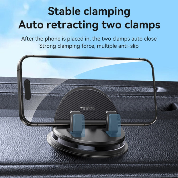 Yesido C268 Car Dashboard 360 Degree Rotating Base Phone Holder(Black) - Universal Car Holders by Yesido | Online Shopping South Africa | PMC Jewellery | Buy Now Pay Later Mobicred