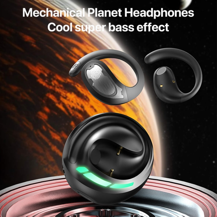 I19 Mechanical Planet Ear-Mounted Wireless Bluetooth Earphone(Black) - Bluetooth Earphone by PMC Jewellery | Online Shopping South Africa | PMC Jewellery | Buy Now Pay Later Mobicred