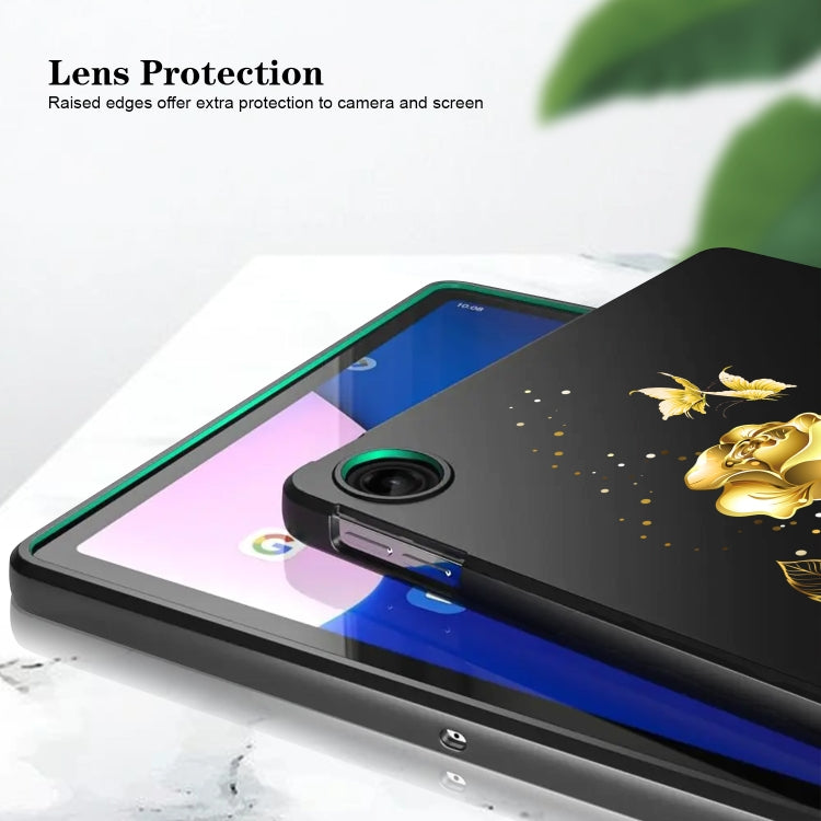 For Huawei MatePad SE 11 2024 Color Painting Pattern Smart Tablet TPU Case(Butterfly Circle) - Huawei by PMC Jewellery | Online Shopping South Africa | PMC Jewellery | Buy Now Pay Later Mobicred