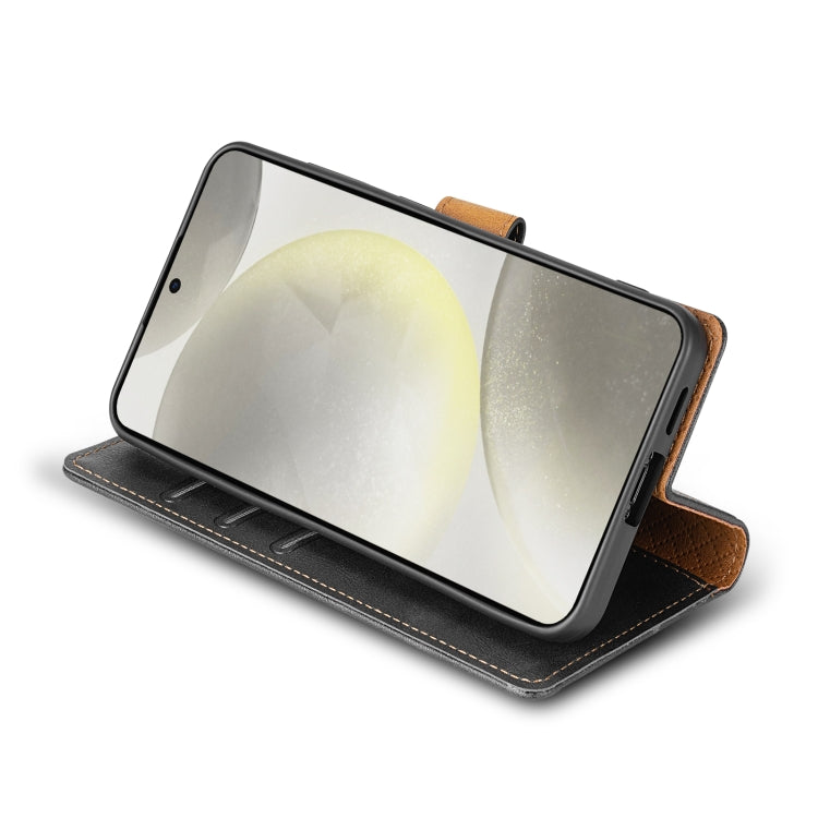 For OPPO Reno11 Pro 5G Global N.BEKUS CSJ-P1 Solid Color Leather Phone Case(Black) - OPPO Cases by N.BEKUS | Online Shopping South Africa | PMC Jewellery | Buy Now Pay Later Mobicred