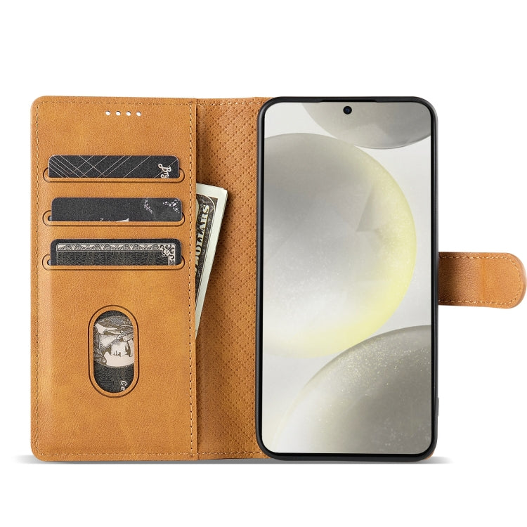 For Xiaomi 14 Ultra N.BEKUS CSJ-P1 Solid Color Leather Phone Case(Brown) - 14 Ultra Cases by N.BEKUS | Online Shopping South Africa | PMC Jewellery | Buy Now Pay Later Mobicred