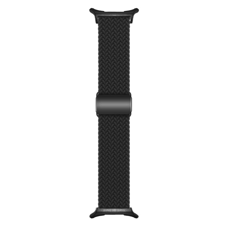 For Samsung Galaxy Watch Ultra 47mm Nylon Loop Magnetic Buckle Watch Band(Black) - Watch Bands by PMC Jewellery | Online Shopping South Africa | PMC Jewellery | Buy Now Pay Later Mobicred