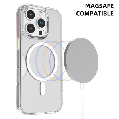 For iPhone 16 Plus Mutural Ice Series MagSafe Magnetic TPU Phone Case(Transparent) - iPhone 16 Plus Cases by Mutural | Online Shopping South Africa | PMC Jewellery | Buy Now Pay Later Mobicred