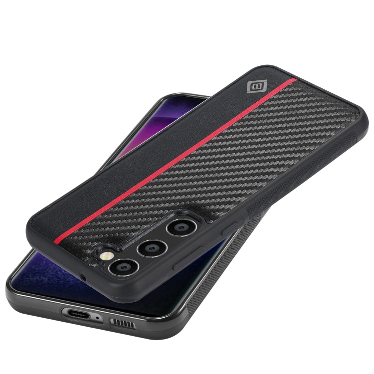 For Samsung Galaxy S25 5G LC.IMEEKE 3 in 1 Carbon Fiber Texture Shockproof Phone Case(Black) - Galaxy S25 5G Cases by LC.IMEEKE | Online Shopping South Africa | PMC Jewellery | Buy Now Pay Later Mobicred