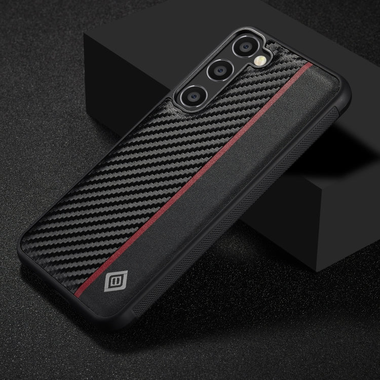 For Samsung Galaxy S25+ 5G LC.IMEEKE 3 in 1 Carbon Fiber Texture Shockproof Phone Case(Black) - Galaxy S25+ 5G Cases by LC.IMEEKE | Online Shopping South Africa | PMC Jewellery | Buy Now Pay Later Mobicred