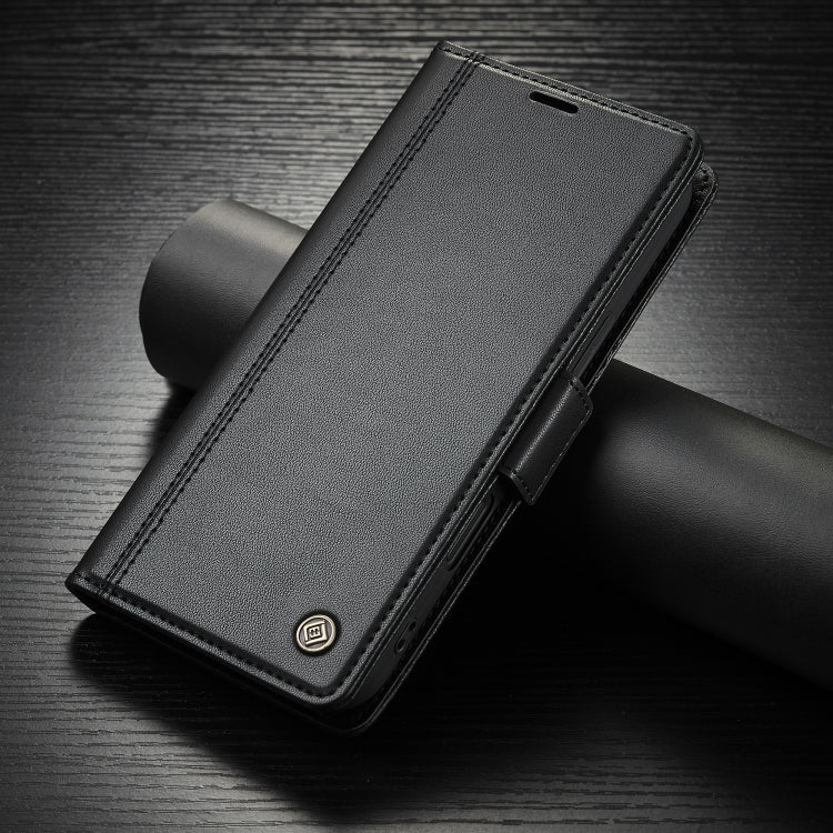 For iPhone 16 Pro LC.IMEEKE Skin-friendly Card Slots Leather Phone Case(Black) - iPhone 16 Pro Cases by LC.IMEEKE | Online Shopping South Africa | PMC TechLife | Buy Now Pay Later Mobicred