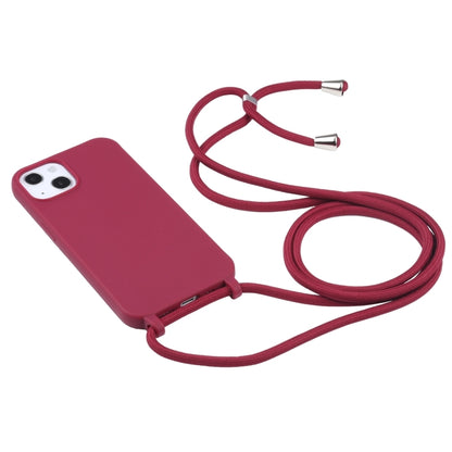 For iPhone 16 Pro Max Candy Colors TPU Protective Phone Case with Lanyard(Red) - iPhone 16 Pro Max Cases by PMC Jewellery | Online Shopping South Africa | PMC Jewellery | Buy Now Pay Later Mobicred