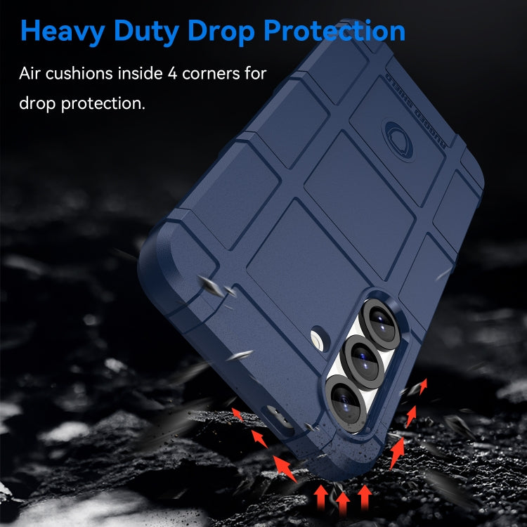 For Samsung Galaxy S25 5G Full Coverage Shockproof TPU Phone Case(Blue) - Galaxy S25 5G Cases by PMC Jewellery | Online Shopping South Africa | PMC Jewellery | Buy Now Pay Later Mobicred
