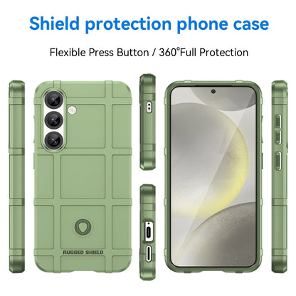 For Samsung Galaxy S25+ 5G Full Coverage Shockproof TPU Phone Case(Green) - Galaxy S25+ 5G Cases by PMC Jewellery | Online Shopping South Africa | PMC Jewellery | Buy Now Pay Later Mobicred