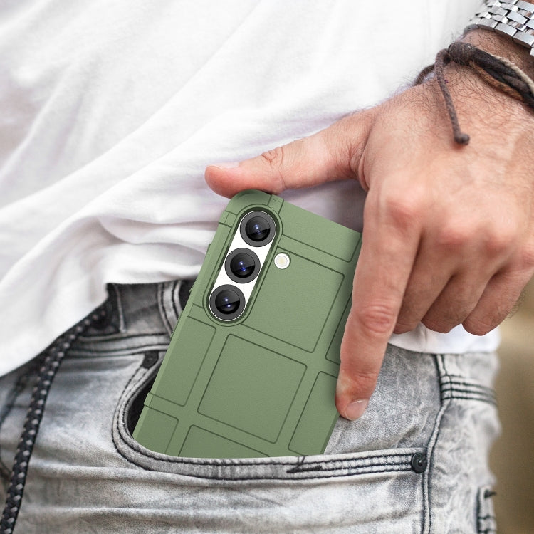 For Samsung Galaxy S25+ 5G Full Coverage Shockproof TPU Phone Case(Green) - Galaxy S25+ 5G Cases by PMC Jewellery | Online Shopping South Africa | PMC Jewellery | Buy Now Pay Later Mobicred