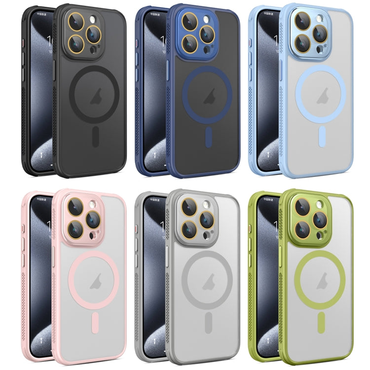 For iPhone 16 Pro Max Side Cooling Skin Feel Frosted MagSafe Magnetic Phone Case(Black) - iPhone 16 Pro Max Cases by PMC TechLife | Online Shopping South Africa | PMC TechLife | Buy Now Pay Later Mobicred