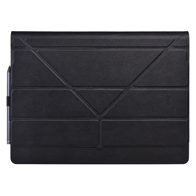 For Microsoft Surface Book 13.5 inch i7 Deformation All-inclusive Leather Laptop Case(Black) - Screen & Keyboard Cover by PMC Jewellery | Online Shopping South Africa | PMC Jewellery | Buy Now Pay Later Mobicred
