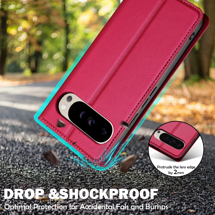 For Google Pixel 9 Pro / 9 LC.IMEEKE L1 Series Frosted Fine Texture PU Phone Case(Red) - free shipping - PMC Jewellery - Order now!