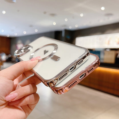 For iPhone 16 Electroplating MagSafe Phone Case(Silver) - iPhone 16 Cases by PMC Jewellery | Online Shopping South Africa | PMC Jewellery | Buy Now Pay Later Mobicred