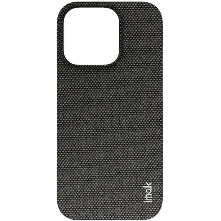 For iPhone 16 Pro Max imak Ruiyi Series Cloth Texture PU + PC Phone Case(Black) - iPhone 16 Pro Max Cases by imak | Online Shopping South Africa | PMC Jewellery | Buy Now Pay Later Mobicred