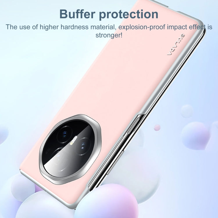For Honor Magic V3 SULADA Skin Feel Liquid Leather Shockproof Phone Case(Pink) - free shipping - PMC TechLife - Order now!