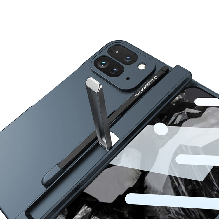 For Google Pixel 9 Pro Fold GKK Integrated Magnetic Full Coverage Flip Phone Case, Included Pen(Black) - free shipping - PMC Jewellery - Order now!