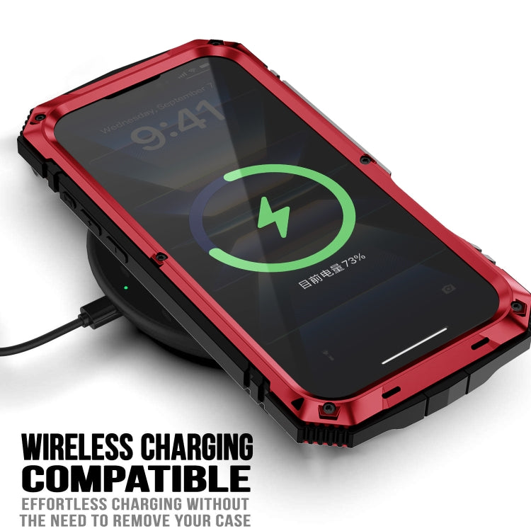 For iPhone 16 R-JUST Life Water-resistant Dustproof Shockproof Phone Case(Red) - free shipping - PMC Jewellery - Order now!