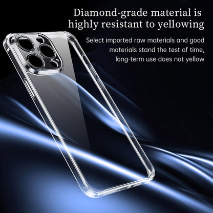 For iPhone 16 SULADA TPU Frame Tempered Glass Transparent Phone Case(White) - iPhone 16 Cases by SULADA | Online Shopping South Africa | PMC Jewellery | Buy Now Pay Later Mobicred