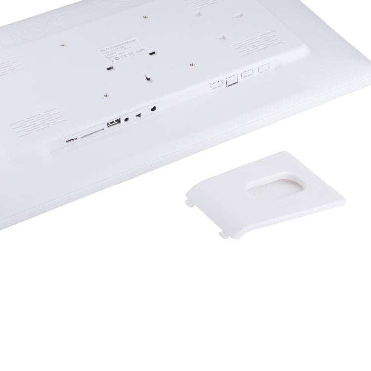 23.6 inch LED Screen Digital Photo Frame, Plug Type:US Plug(White) - free shipping - PMC TechLife - Order now!