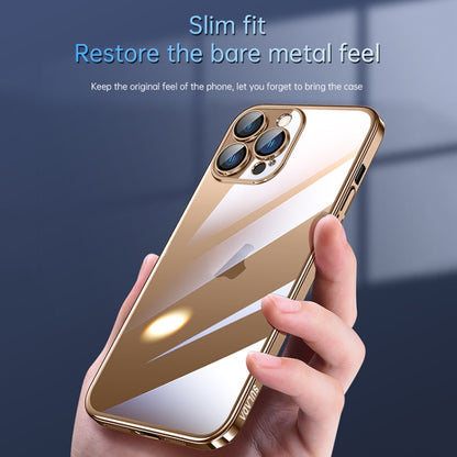 For iPhone 16 Plus SULADA JINGJIA Series Lens Protector Hard PC Phone Case(Silver) - iPhone 16 Plus Cases by SULADA | Online Shopping South Africa | PMC Jewellery | Buy Now Pay Later Mobicred