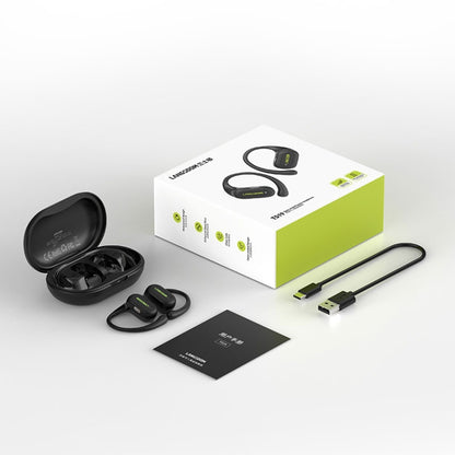 Langsdom TS19 Ear-mounted ENC Noise Reduction Wireless Bluetooth Earphone(Grey Green) - Bluetooth Earphone by Langsdom | Online Shopping South Africa | PMC Jewellery | Buy Now Pay Later Mobicred