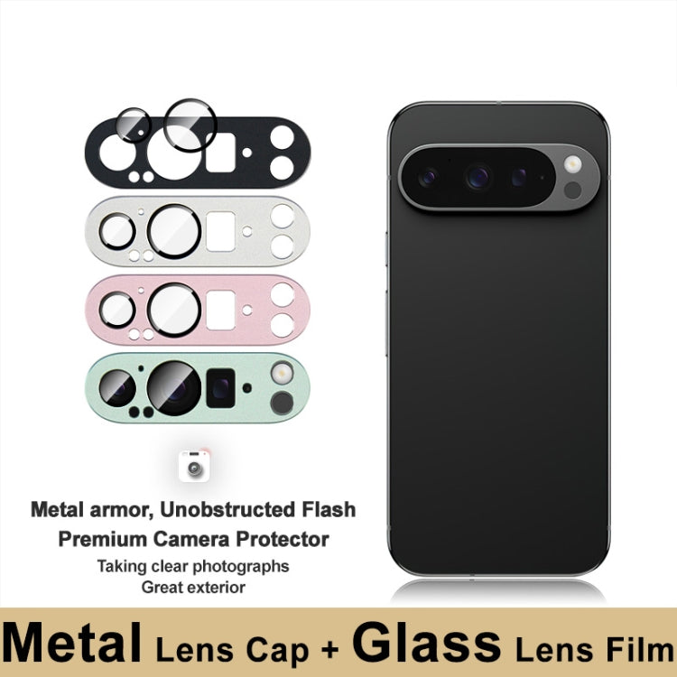 For Google Pixel 9 Pro IMAK Metal Armor Premium Camera Protector Film(Silver) - Other by imak | Online Shopping South Africa | PMC Jewellery | Buy Now Pay Later Mobicred