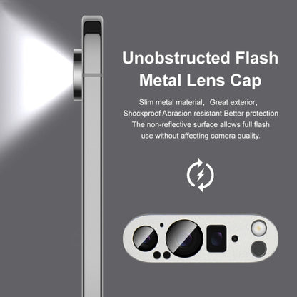 For Google Pixel 9 Pro XL IMAK Metal Armor Premium Camera Protector Film(Silver) - Other by imak | Online Shopping South Africa | PMC Jewellery | Buy Now Pay Later Mobicred