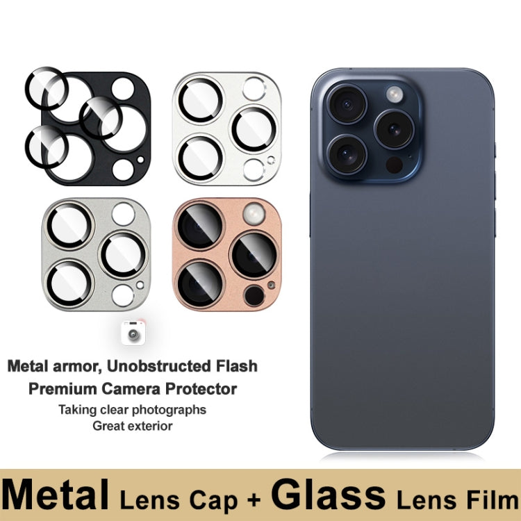 For iPhone 16 Pro / 16 Pro Max IMAK Metal Armor Premium Camera Protector Film(Silver) - free shipping - PMC Jewellery - Order now!
