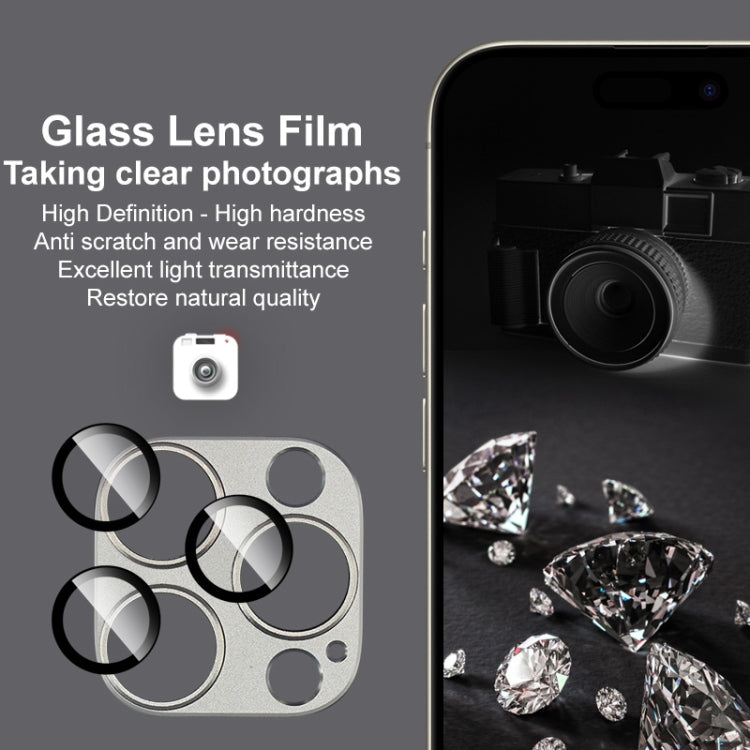 For iPhone 16 Pro / 16 Pro Max IMAK Metal Armor Premium Camera Protector Film(Silver) - free shipping - PMC Jewellery - Order now!
