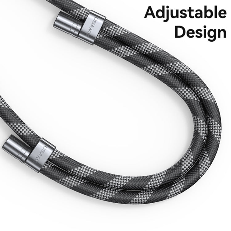 USAMS ZB316 Adjustable Phone Rope(Purple) - Lanyards & Wrist Straps by USAMS | Online Shopping South Africa | PMc TechLife | Buy Now Pay Later Mobicred