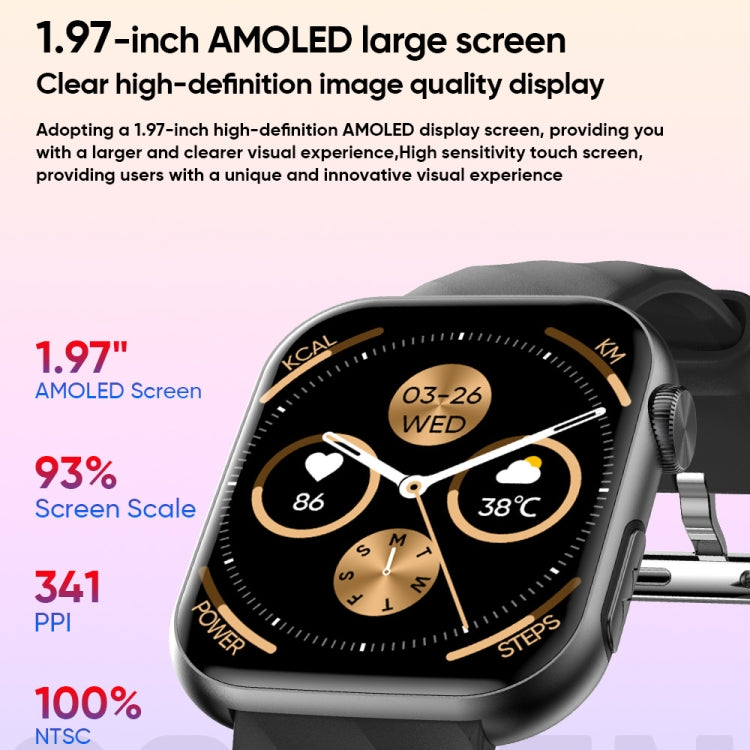 MT500 1.97 inch IP67 Water-resistant Smart Watch, Support Electrocardiogram / Temperature Measurement(White) - Smart Watches by PMC TechLife | Online Shopping South Africa | PMC TechLife | Buy Now Pay Later Mobicred