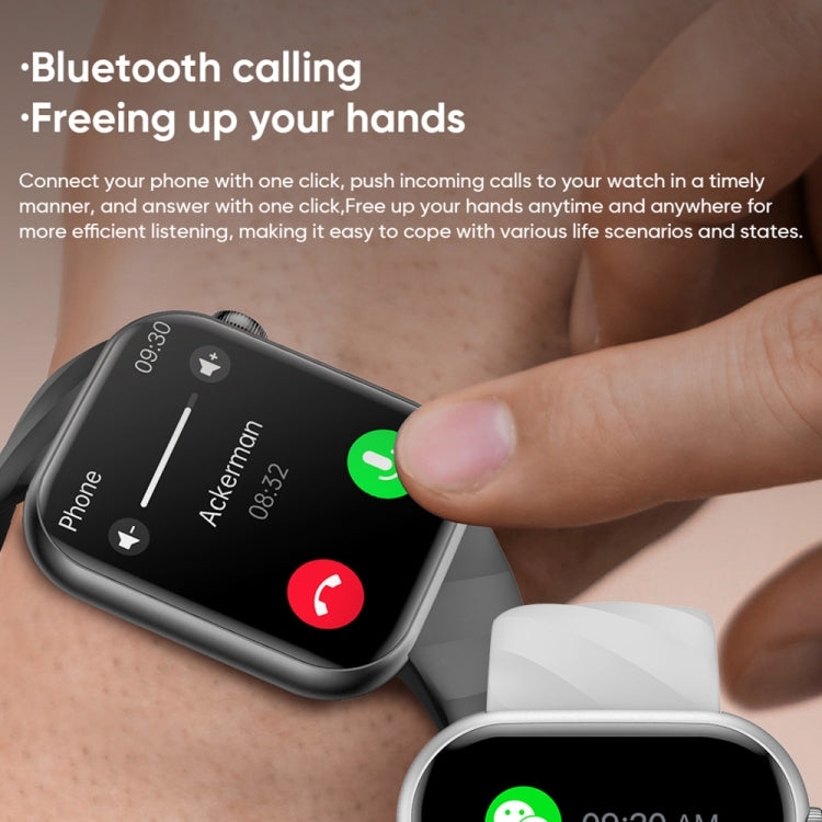 MT500 1.97 inch IP67 Water-resistant Smart Watch, Support Electrocardiogram / Temperature Measurement(White) - Smart Watches by PMC TechLife | Online Shopping South Africa | PMC TechLife | Buy Now Pay Later Mobicred