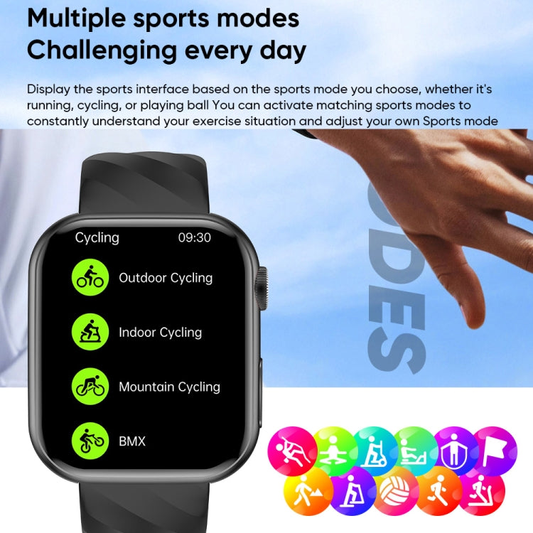 MT500 1.97 inch IP67 Water-resistant Smart Watch, Support Electrocardiogram / Temperature Measurement(White) - Smart Watches by PMC TechLife | Online Shopping South Africa | PMC TechLife | Buy Now Pay Later Mobicred