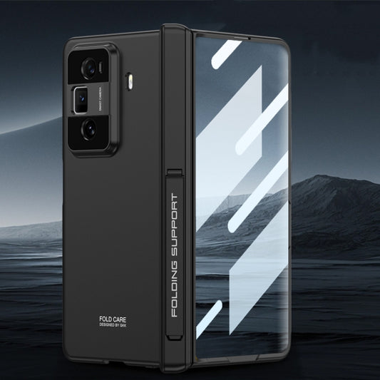 For Honor Magic Vs3 GKK Integrated Magnetic Folding Hinge All-inclusive Phone Case(Black) - Honor Cases by GKK | Online Shopping South Africa | PMC Jewellery | Buy Now Pay Later Mobicred