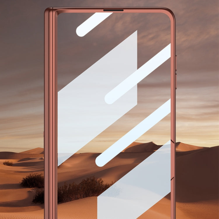 For Honor Magic V3 GKK Integrated Magnetic Folding Hinge All-inclusive Phone Case(Sand Gold) - free shipping - PMC Jewellery - Order now!