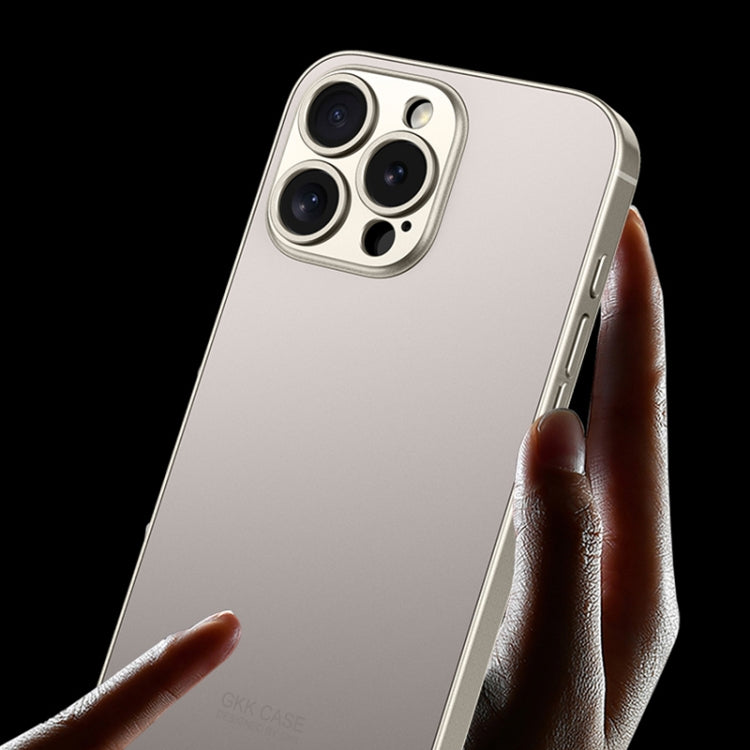 For iPhone 16 Plus GKK AG Craft Skin Feel Full Coverage Phone Case(Black) - free shipping - PMC Jewellery - Order now!
