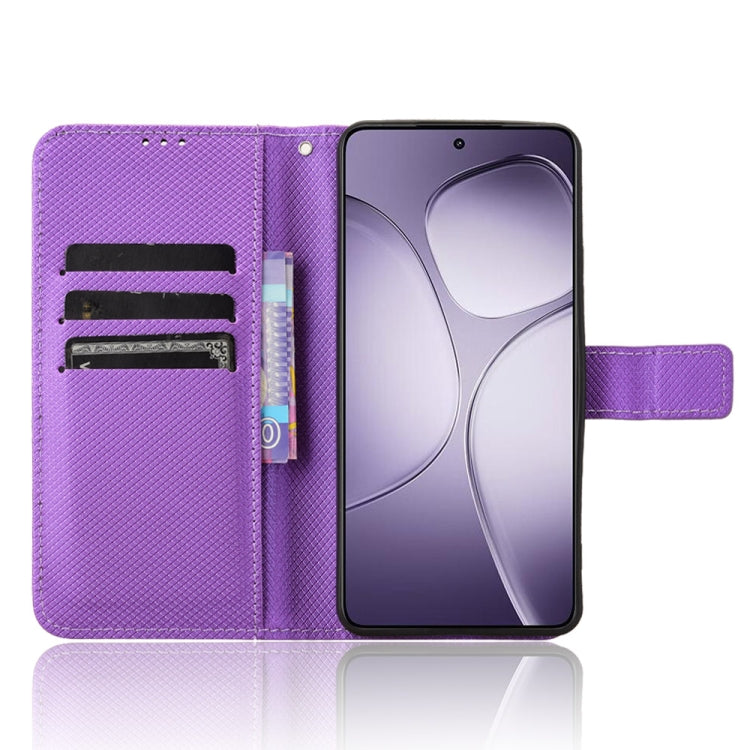 For Redmi K70 Ultra Diamond Texture Leather Phone Case(Purple) - free shipping - PMC Jewellery - Order now!