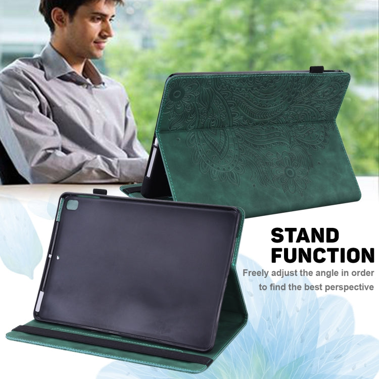 For Honor Pad 8 Peacock Embossed Pattern Leather Tablet Case(Green) - Honor by PMC TechLife | Online Shopping South Africa | PMC TechLife | Buy Now Pay Later Mobicred