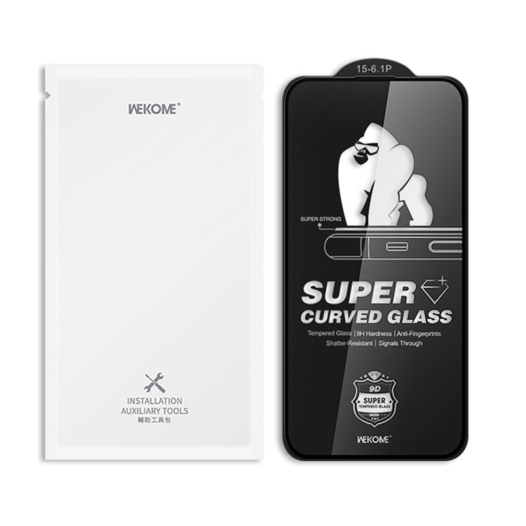 For iPhone 16 Plus / 15 Plus WK WTP-091 King Kong 6D Curved HD Tempered Glass Film - iPhone 16 Plus Cases by WK | Online Shopping South Africa | PMC Jewellery | Buy Now Pay Later Mobicred