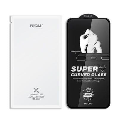 For iPhone 16 / 15 WK WTP-091 King Kong 6D Curved HD Tempered Glass Film - iPhone 16 Tempered Glass by WK | Online Shopping South Africa | PMC Jewellery | Buy Now Pay Later Mobicred