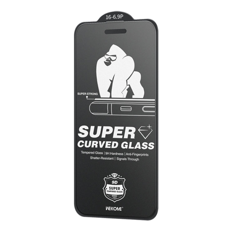 For iPhone 16 Pro Max WK WTP-094 King Kong 6D Curved Frosted Tempered Glass Film - iPhone 16 Pro Max Tempered Glass by WK | Online Shopping South Africa | PMC Jewellery | Buy Now Pay Later Mobicred