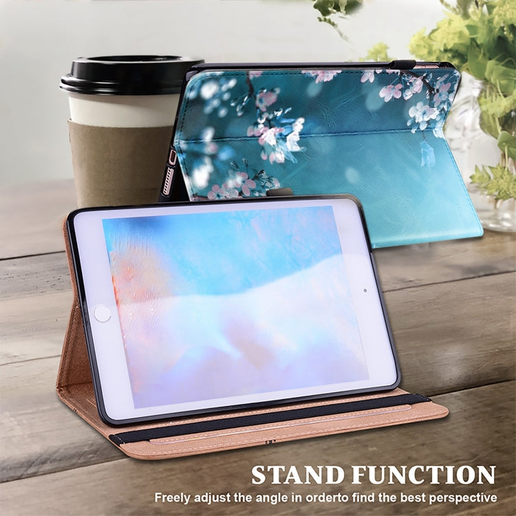 For Honor Pad 8 Crystal Texture Painted Leather Tablet Case(Plum Bossom) - Honor by PMC TechLife | Online Shopping South Africa | PMC TechLife | Buy Now Pay Later Mobicred