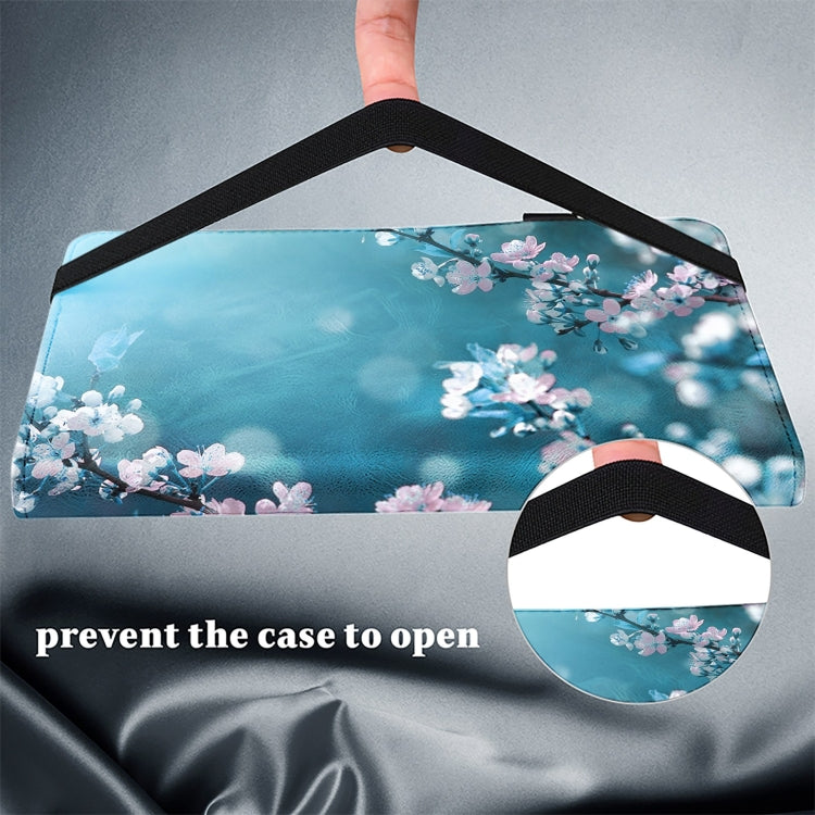 For Honor Pad 8 Crystal Texture Painted Leather Tablet Case(Plum Bossom) - Honor by PMC TechLife | Online Shopping South Africa | PMC TechLife | Buy Now Pay Later Mobicred