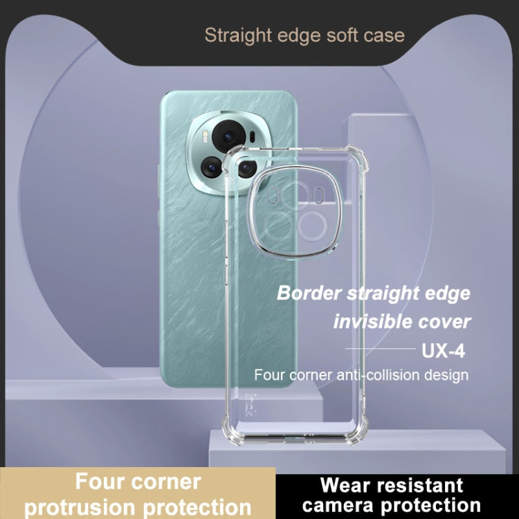 For Honor Magic6 IMAK UX-4 Series Four-corner Shockproof Phone Case(Transparent) - Honor Cases by imak | Online Shopping South Africa | PMC Jewellery | Buy Now Pay Later Mobicred