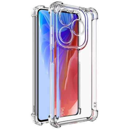 For Tecno Spark 20 / 20C IMAK UX-4 Series Four-corner Shockproof Phone Case(Transparent) - Tecno Cases by imak | Online Shopping South Africa | PMC Jewellery | Buy Now Pay Later Mobicred