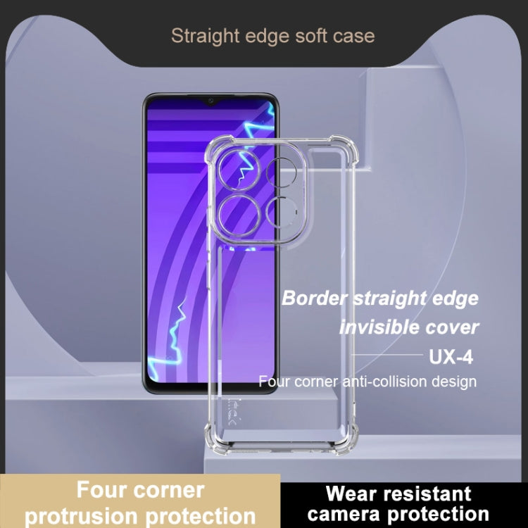 For Tecno Spark Go 2023 IMAK UX-4 Series Four-corner Shockproof Phone Case(Transparent) - Tecno Cases by imak | Online Shopping South Africa | PMC Jewellery | Buy Now Pay Later Mobicred